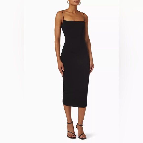 Good American white Good Touch 90s lace back midi dress - size 5 (XL) NWOT - Picture 2 of 6